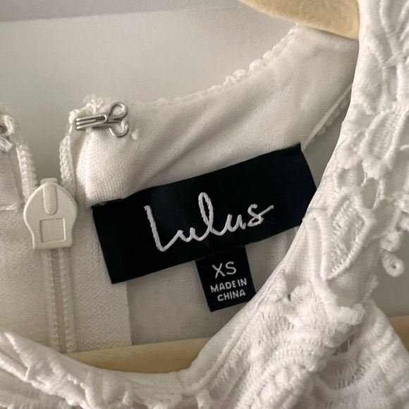 Love Poem Ivory Lace Mini Dress - Picture 6 of 6